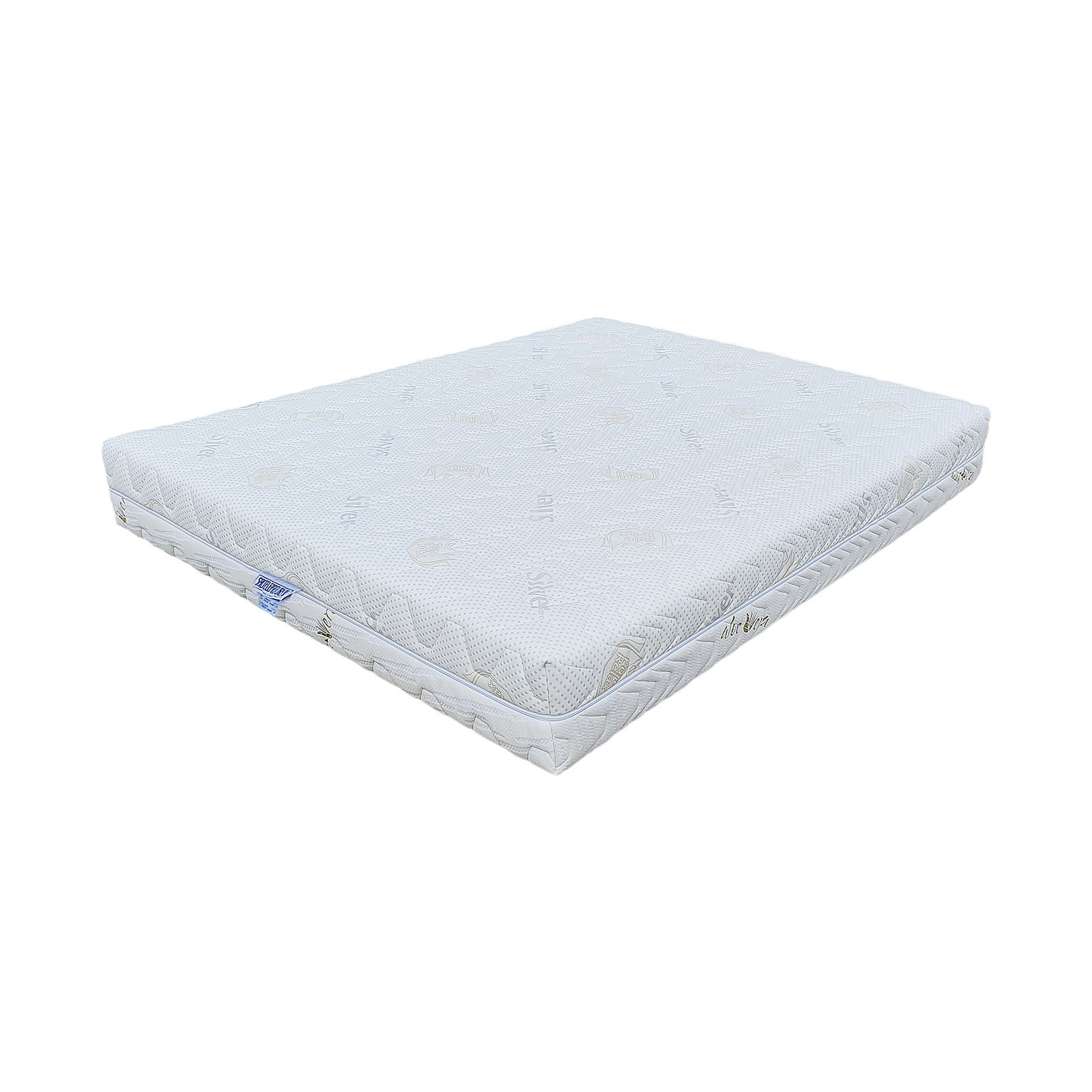 Saltea Ergonomica SaltelePaturi Bianco Duo Plus 2in1 12+12+1cm, 200x200x25cm, Spuma poliuretanica, Husa detasabila, lavabila, matlasata, Aloe Vera/Ioni de Argint, tratata antiacarieni, antibacterian, hipoalergenic, Nucleu cu 2 fermitati, Ferma|Medie