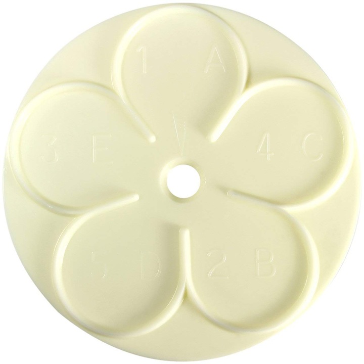 Decupator plastic pentru fondant, forma de trandafir, PME