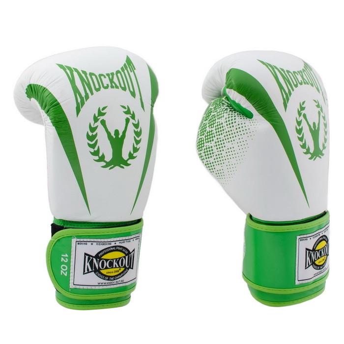 Eastern Quite End table Manusi Box, Knockout, Pro Sparring 2.0, Alb/Verde - eMAG.ro