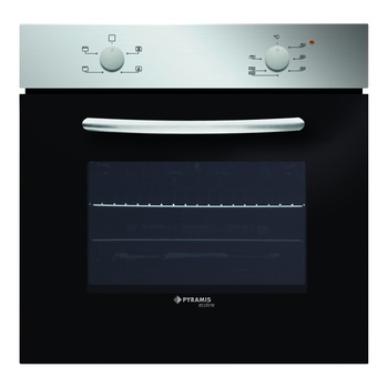 Cuptor electric Pyramis Ecoline 60IN 1015, clasa A, 62litri, 4 functii, inox si sticla neagra Cuptor electric Pyramis Ecoline 60IN 1015, clasa A, 62litri, 4 functii, inox si sticla neagra