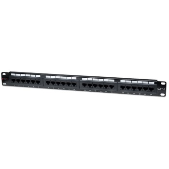 Patch Panel Techly UTP, Categoria 6, 24 de porturi, Conector RJ-45, Negru Patch Panel Techly UTP, Categoria 6, 24 de porturi, Conector RJ-45, Negru