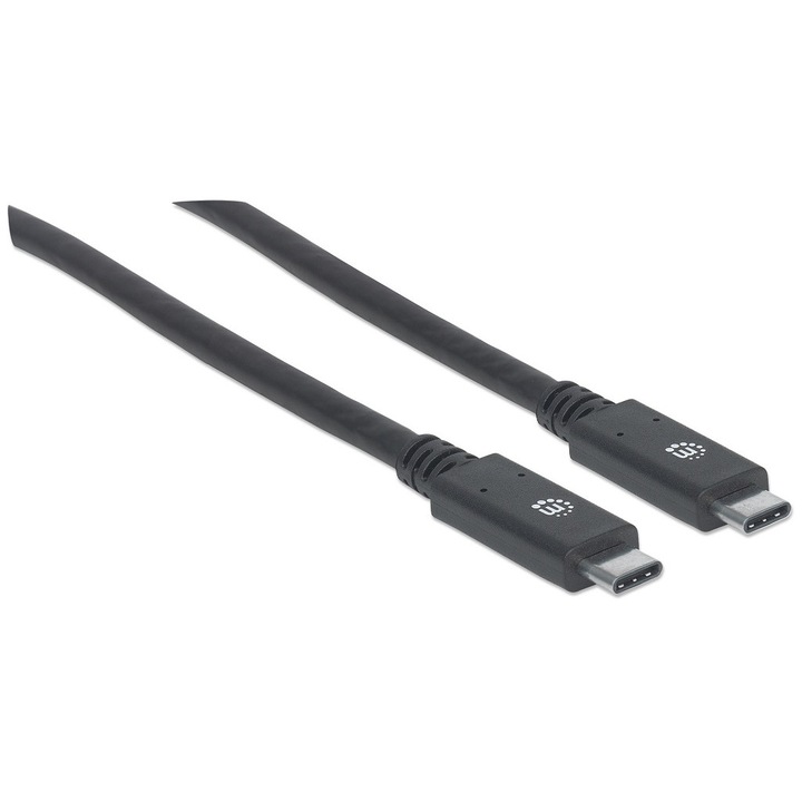 USB-C 3.1 Manhattan 354905 Gen1 USB C / USB CM / M 2m kábel fekete