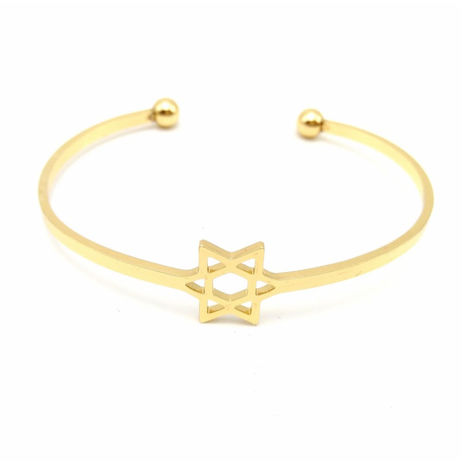 Bratara metalica Geneva CS1021, model elegant, culoare aurie