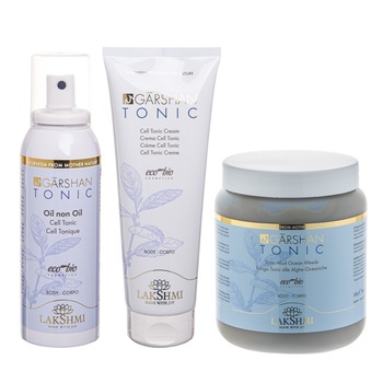Pachet 3 produse anticelulitice organice, Lakshmi, pentru celulita moale, argila tonifianta, crema tonifianta si sinergia uleiuri esentiale impotriva celulitei Pachet 3 produse anticelulitice organice, Lakshmi, pentru celulita moale, argila tonifianta, crema tonifianta si sinergia uleiuri esentiale impotriva celulitei
