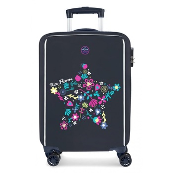 Troler ABS 69 cm 4 roti Movom Nice Flowers Troler ABS 69 cm 4 roti Movom Nice Flowers