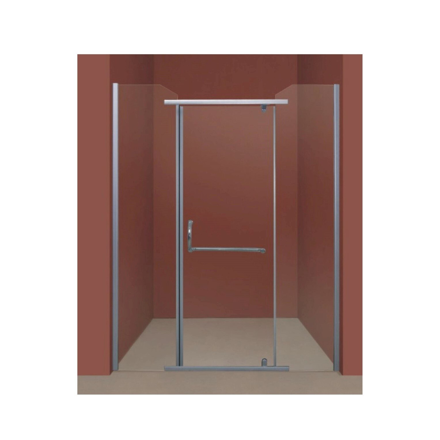 Paravan dus sticla cu usa batanta , Crown , SLP- G , 1500 x1900