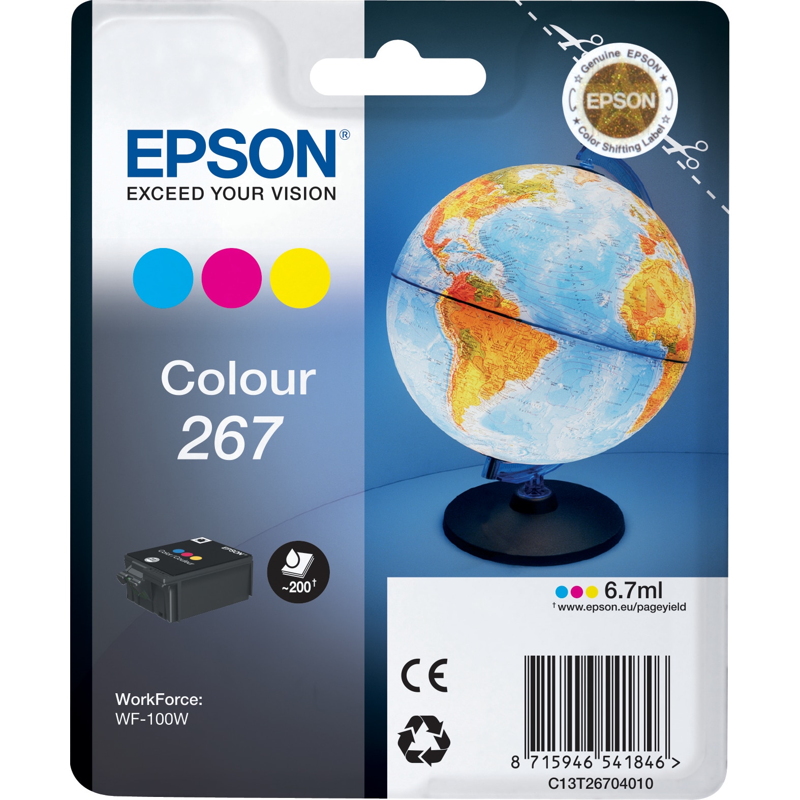 Cartus Epson C13T26704010, Color