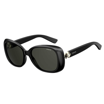 Ochelari de soare dama Polaroid Butterfly Shiny Black/Grey Polarized PLD4051/S 807/M9 Ochelari de soare dama Polaroid Butterfly Shiny Black/Grey Polarized PLD4051/S 807/M9