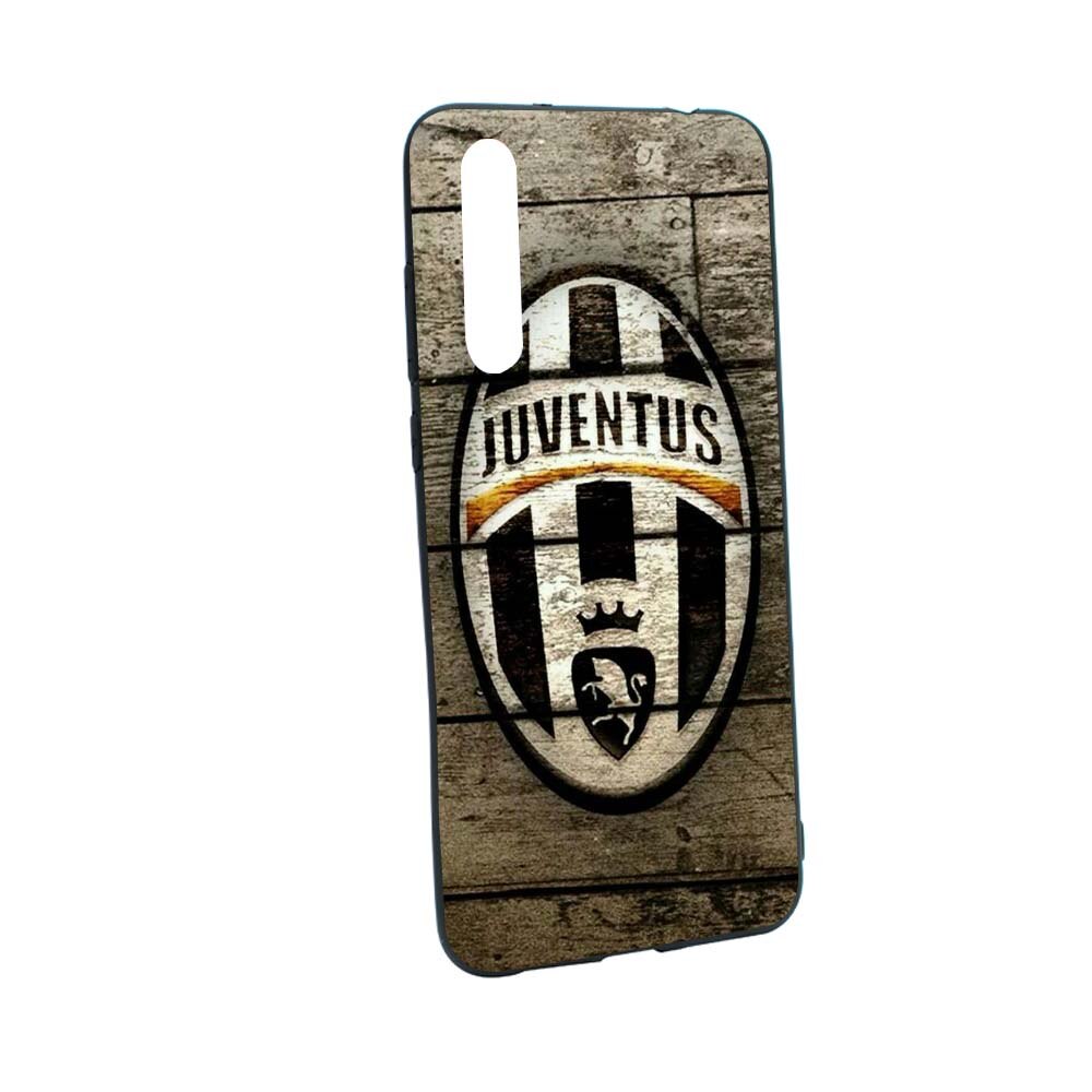 Husa de protectie Football, Juventus pentru Huawei P20 Pro, rezistenta la uzura, anti-alunecare, din silicon Premium, B228
