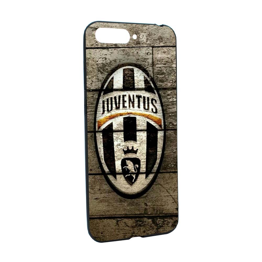 Husa de protectie Football, Juventus pentru Huawei Y6 2018 / Y6 Prime 2018, rezistenta la uzura, anti-alunecare, din silicon Premium, B228