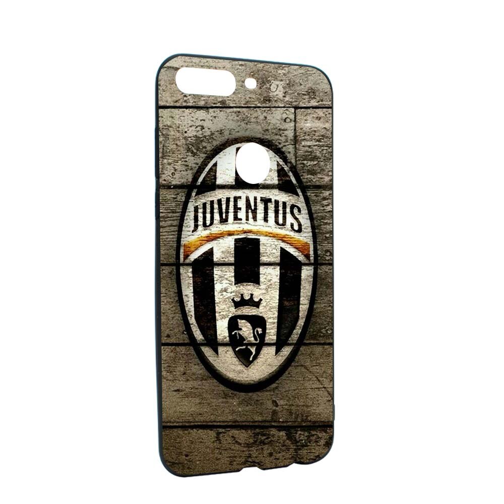 Husa de protectie Football, Juventus pentru Huawei Y7 2018 / Y7 Prime 2018, rezistenta la uzura, anti-alunecare, din silicon Premium, B228