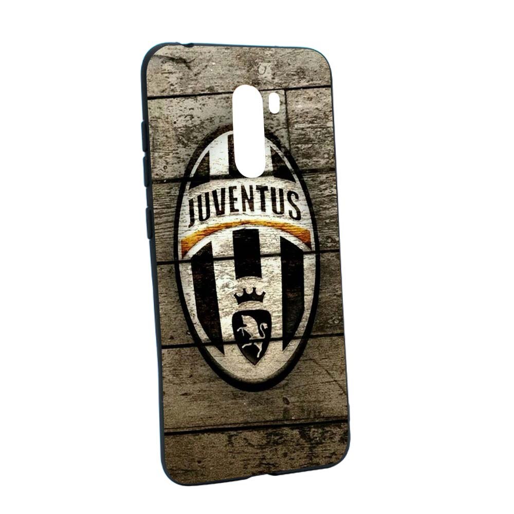 Husa de protectie Football, Juventus pentru Xiaomi PocoPhone F1, rezistenta la uzura, anti-alunecare, din silicon Premium, B228