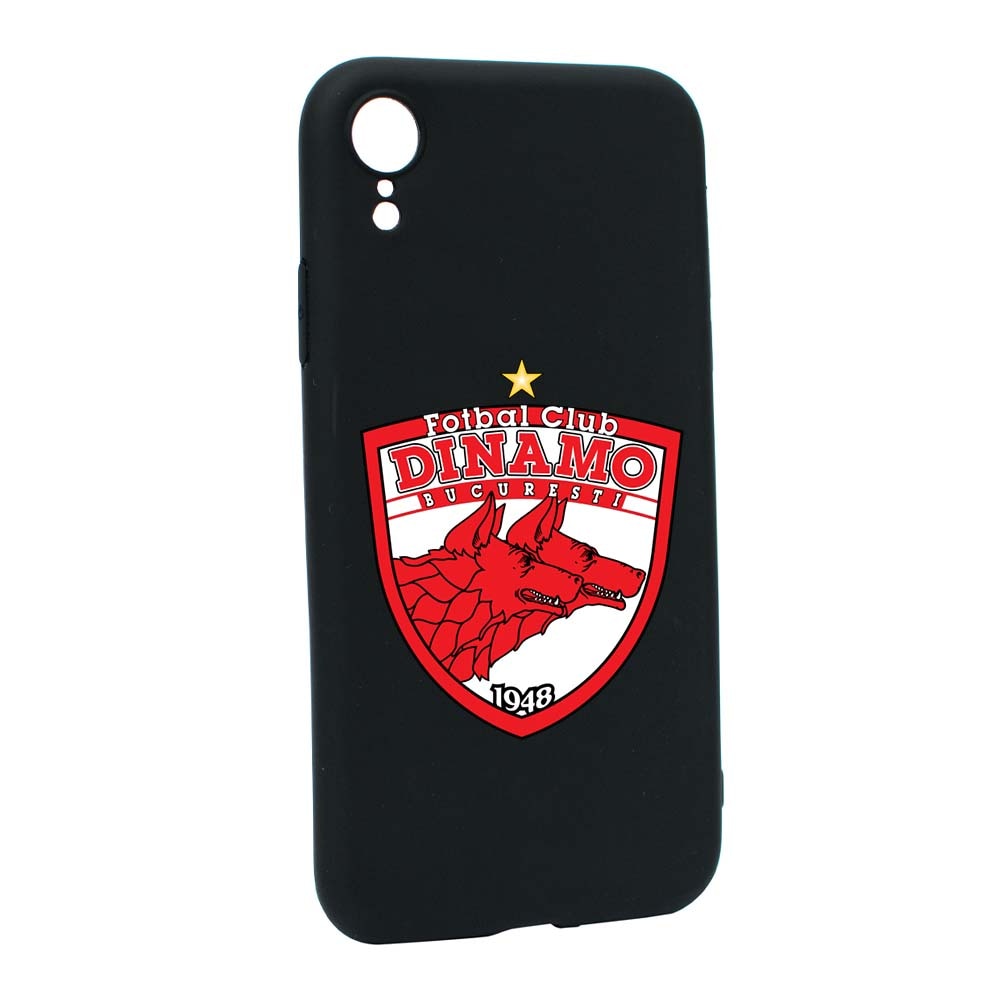 Husa de protectie Football, Dinamo pentru Apple iPhone XR, rezistenta la uzura, anti-alunecare, din silicon Premium, B229