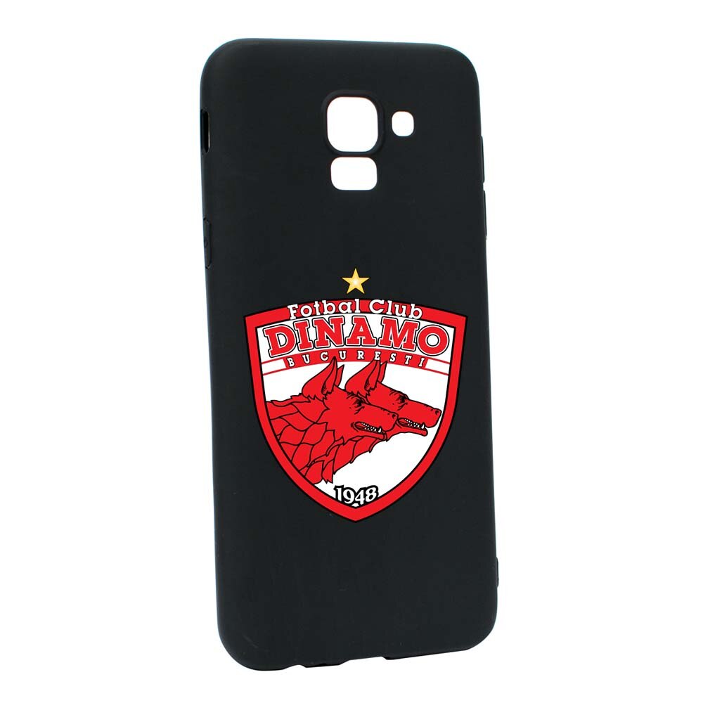 Husa de protectie Football, Dinamo pentru Samsung Galaxy J6 2018, rezistenta la uzura, anti-alunecare, din silicon Premium, B229