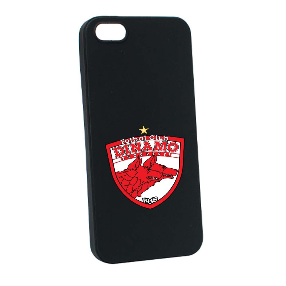 Husa de protectie Football, Dinamo pentru Apple iPhone SE / 5S / 5, rezistenta la uzura, anti-alunecare, din silicon Premium, B229