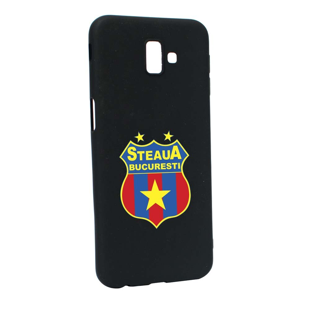 Husa de protectie Football, Steaua pentru Samsung Galaxy J6 Plus / J6 Prime, rezistenta la uzura, anti-alunecare, din silicon Premium, B230