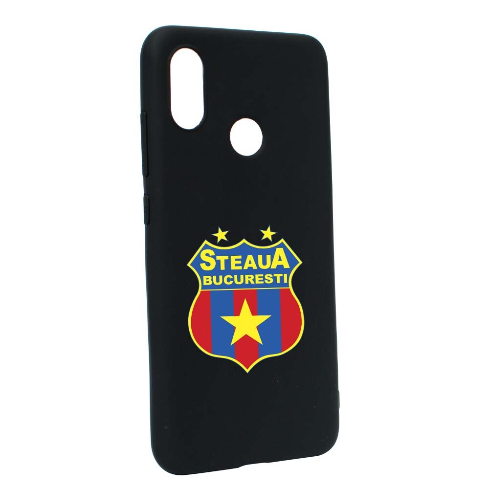Husa de protectie Football, Steaua pentru Xiaomi Mi A2 Lite / Redmi 6 Pro, rezistenta la uzura, anti-alunecare, din silicon Premium, B230