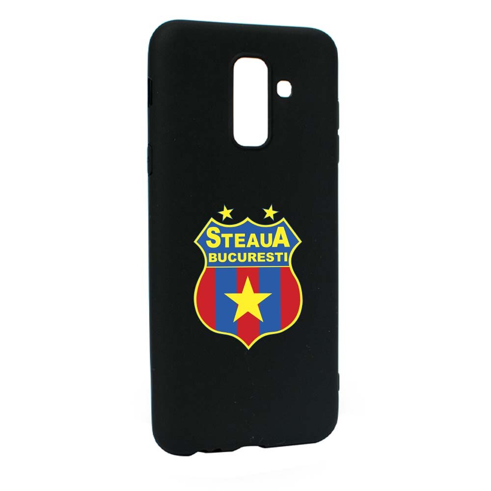 Husa de protectie Football, Steaua pentru Samsung Galaxy A6 PLUS / Galaxy J8 2018, rezistenta la uzura, anti-alunecare, din silicon Premium, B230