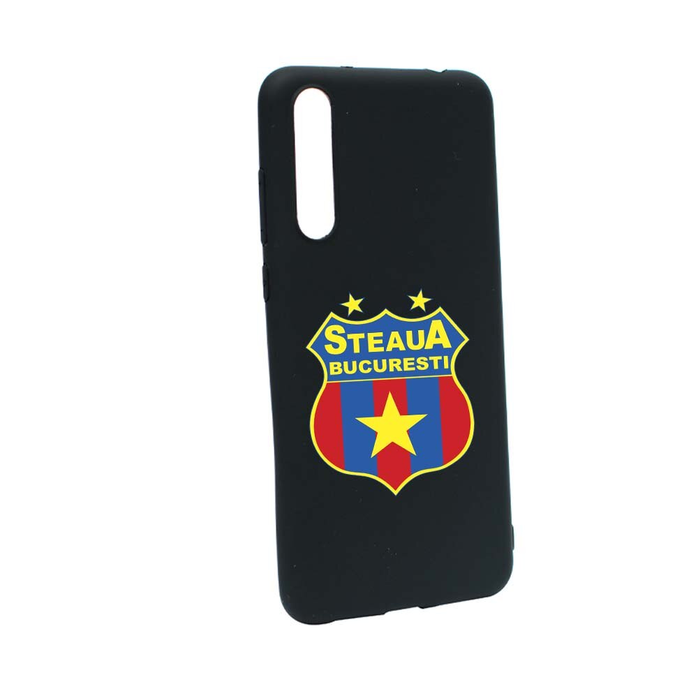 Husa de protectie Football, Steaua pentru Huawei P20 Pro, rezistenta la uzura, anti-alunecare, din silicon Premium, B230