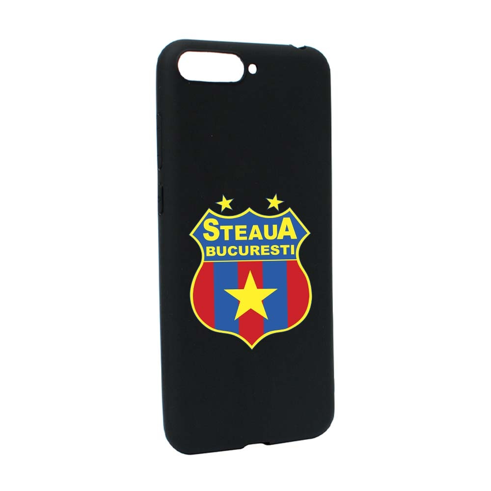 Husa de protectie Football, Steaua pentru Huawei Y6 2018 / Y6 Prime 2018, rezistenta la uzura, anti-alunecare, din silicon Premium, B230