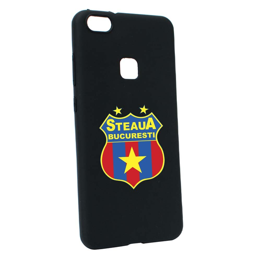 Husa de protectie Football, Steaua pentru Huawei P10 Lite, rezistenta la uzura, anti-alunecare, din silicon Premium, B230