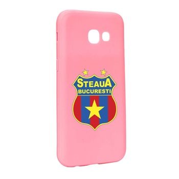 Husa de protectie Football, Steaua pentru Samsung Galaxy A3 2017, rezistenta la uzura, anti-alunecare, din silicon Premium, P230 Husa de protectie Football, Steaua pentru Samsung Galaxy A3 2017, rezistenta la uzura, anti-alunecare, din silicon Premium, P230