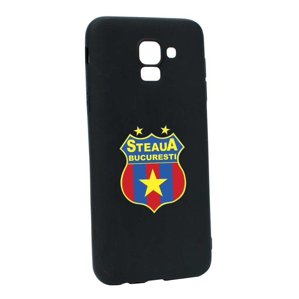 Husa de protectie Football, Steaua pentru Samsung Galaxy J6 2018, rezistenta la uzura, anti-alunecare, din silicon Premium, B230