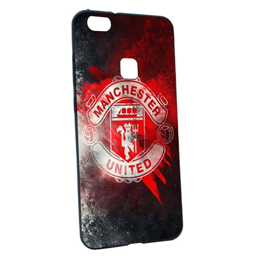 Husa de protectie Football, Manchester United pentru Huawei P10 Lite, rezistenta la uzura, anti-alunecare, din silicon Premium, B233