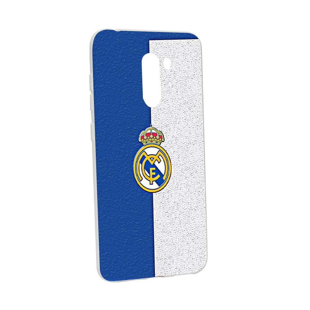 Husa de protectie Football, Real Madrid pentru Xiaomi PocoPhone F1, rezistenta la uzura, anti-alunecare, din silicon Premium, W235