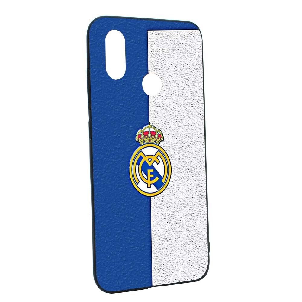 Husa de protectie Football, Real Madrid pentru Xiaomi Mi A2 Lite / Redmi 6 Pro, rezistenta la uzura, anti-alunecare, din silicon Premium, B235