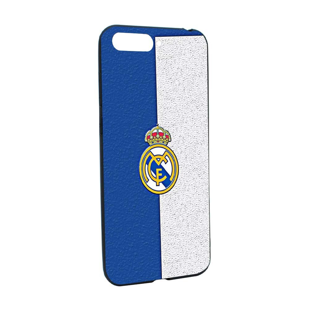 Husa de protectie Football, Real Madrid pentru Huawei Y6 2018 / Y6 Prime 2018, rezistenta la uzura, anti-alunecare, din silicon Premium, B235