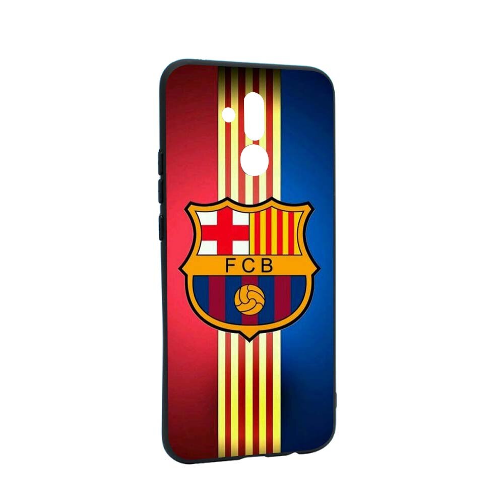 Husa de protectie Football, Barcelona pentru Huawei Mate 20 Lite, rezistenta la uzura, anti-alunecare, din silicon Premium, B237
