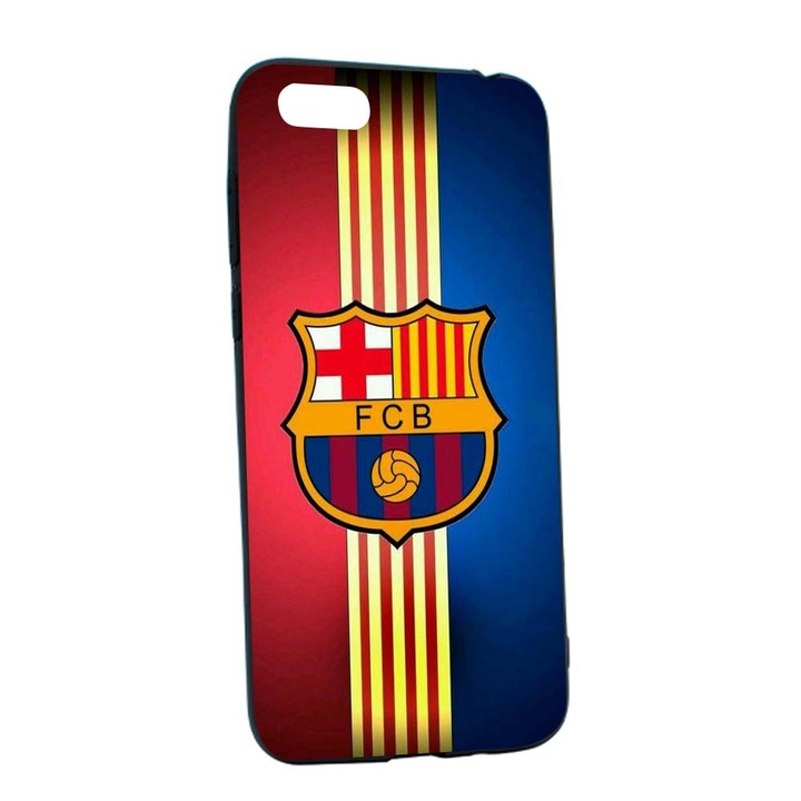Husa de protectie Football, Barcelona pentru Apple iPhone 7 / 8, rezistenta la uzura, anti-alunecare, din silicon Premium, B237