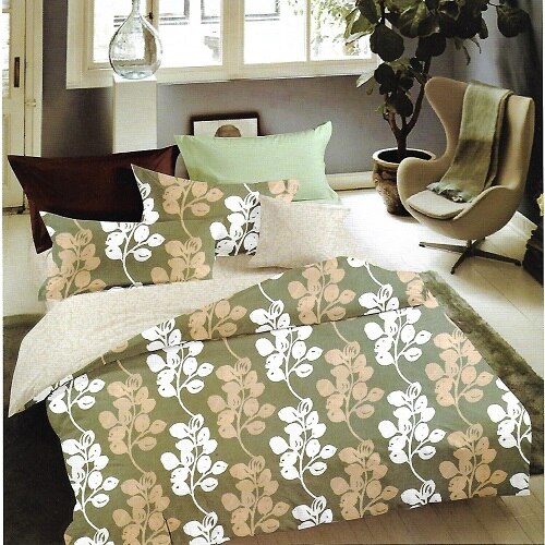 Set Lenjerie pat dublu, Bumbac Satinat, 4 Piese, 230x250 cm, RUBINO-42