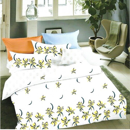 Set Lenjerie pat dublu, Bumbac Satinat, 4 Piese, 230x250 cm, RUBINO-28