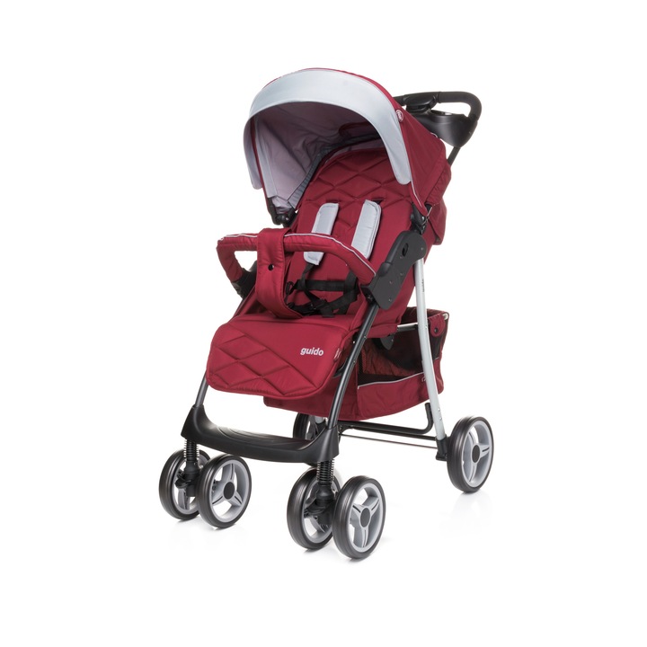 Бебешка Количка 4BABY GUIDO, ЧЕРВЕН