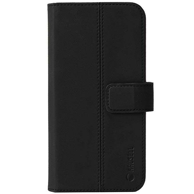 Husa de protectie Loka Foliowallet 2in1, Krusell pentru Apple Iphone XS, Negru