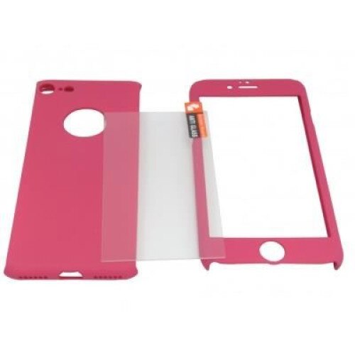 Husa Samsung Galaxy S7 G930 - Iberry Full Cover+Folie Sticla Roz