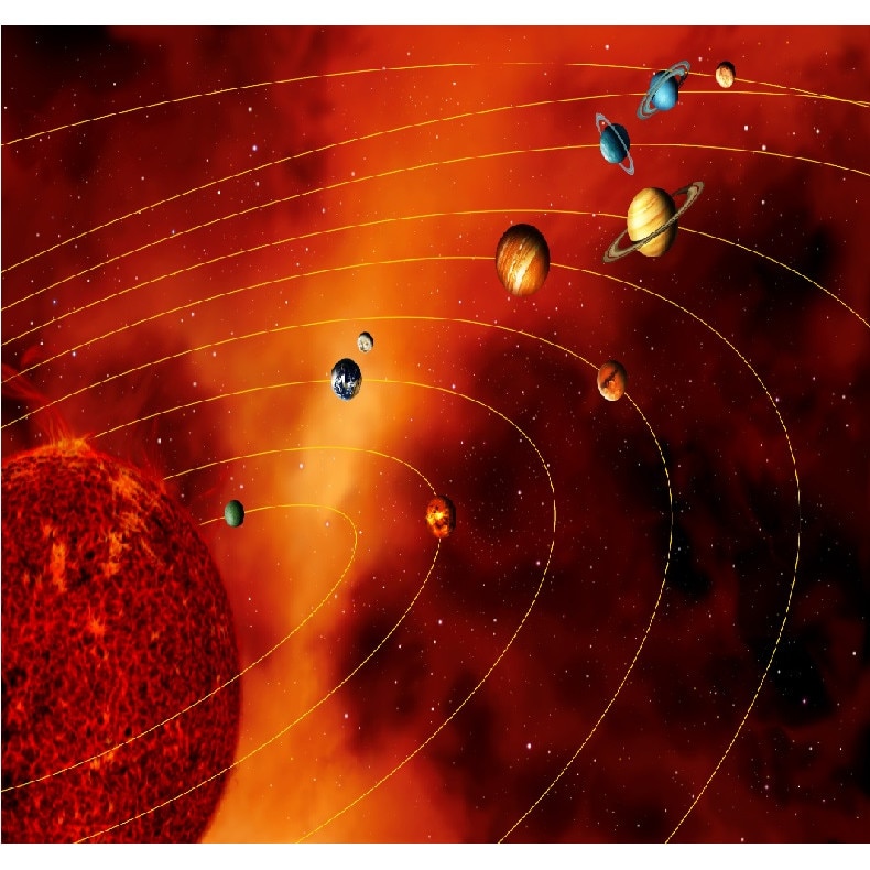 Fototapet din autocolant de perete Univers 6 200 x 135 cm