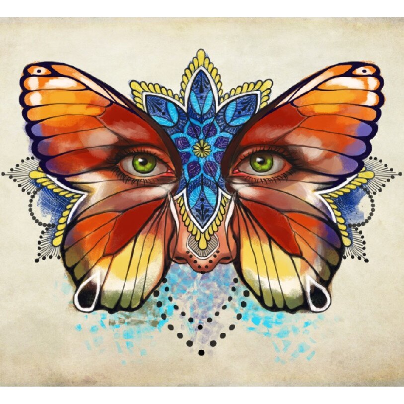 Fototapet Omul fluture 300 x 200 cm