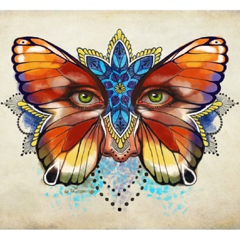 Fototapet din autocolant de perete Omul fluture 200 x 135 cm Fototapet din autocolant de perete Omul fluture 200 x 135 cm