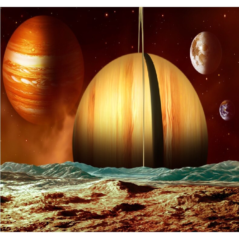 Fototapet de perete autoadeziv si lavabil Univers 3 200 x 135 cm