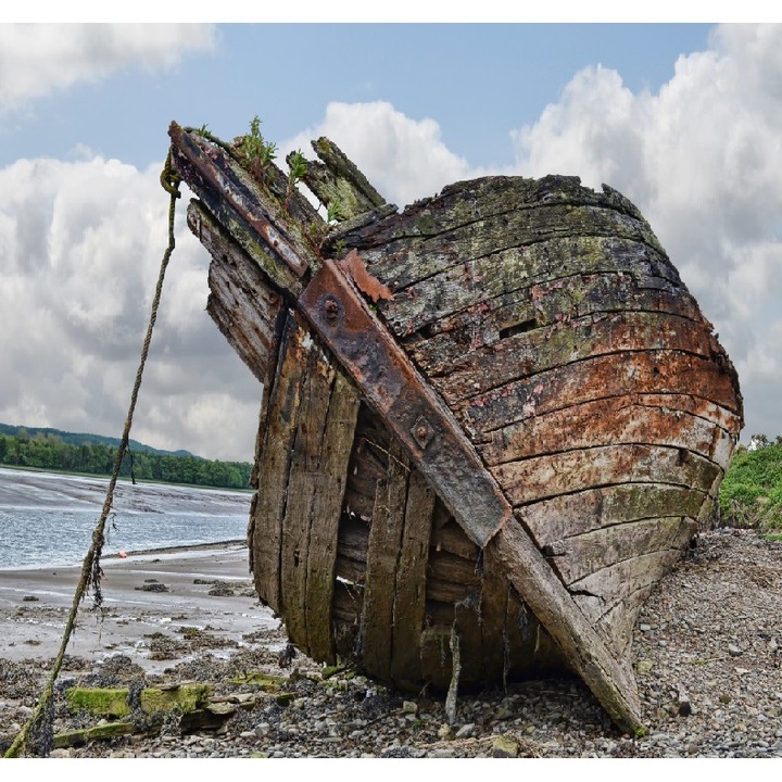 Fototapet Barca esuata 300 x 200 cm