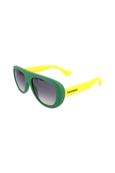 Havaianas, Ochelari de soare pilot unisex Rio, Verde/Galben, 54-18-145 Standard Havaianas, Ochelari de soare pilot unisex Rio, Verde/Galben, 54-18-145 Standard