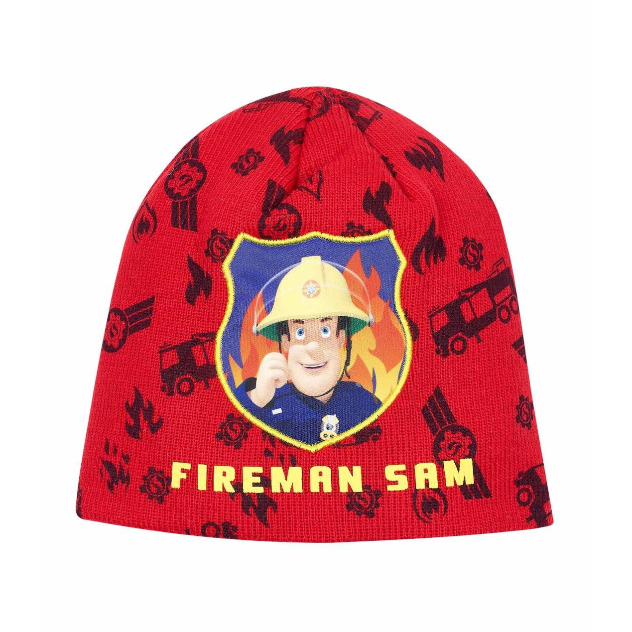 Caciula copii Pompierul Sam rosu