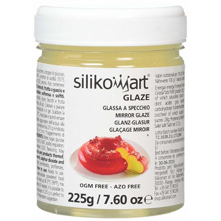 Glazura pentru tort, transparenta, 225 g, Silikomart