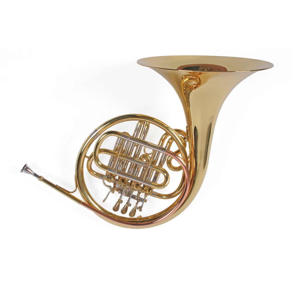 Eufonio Flicorno Baritono Sib Karl Glaser 4 Valvole Rotative – Laccato Ottone Con Bocchino