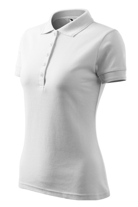 Tricou Polo dama, Alb, S