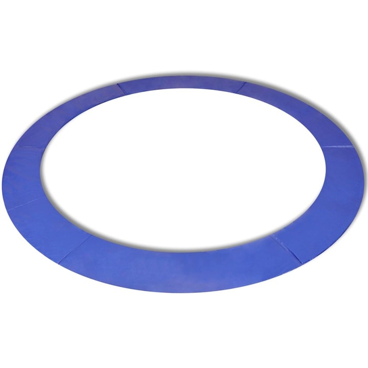 vidaXL biztonsági párna kerek trambulinhoz PE kék 10 láb/3,05 m