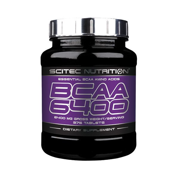 Aminoacizi BCAA 6400, 375 tablete, Scitec